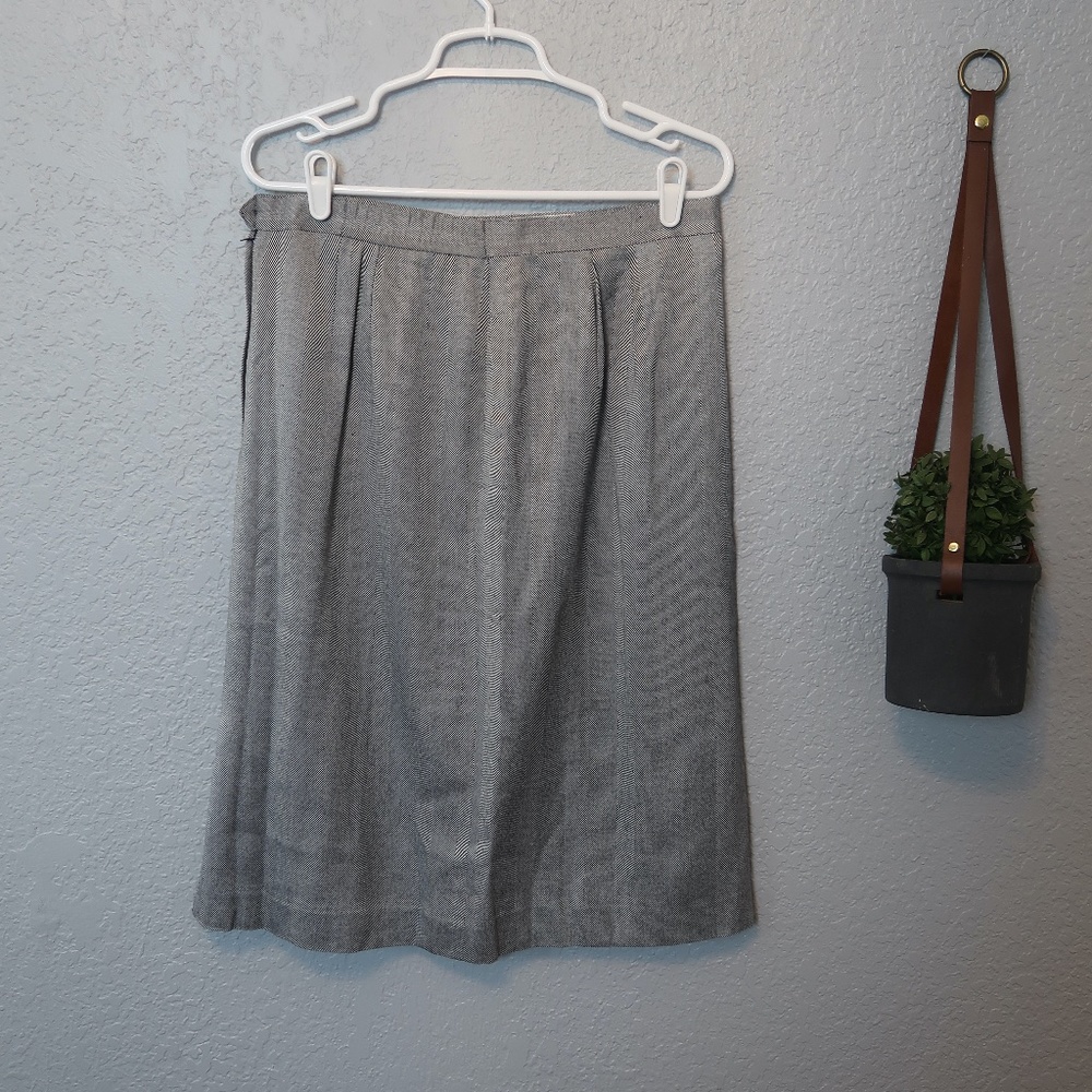 VINTAGE 90'S HORTHINGTON SLIT SKIRT {14}